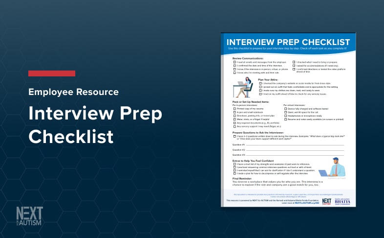 Interview Prep Checklist resource graphic