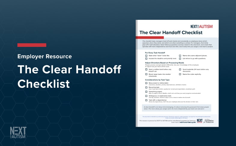 The Clear Handoff Checklist resource cover image