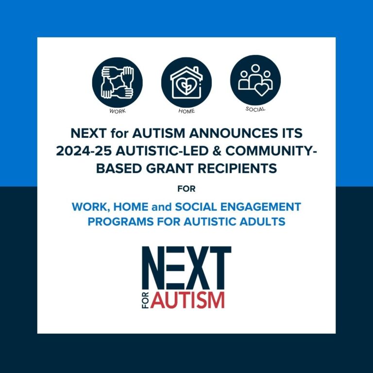 NEXT for AUTISM: Autistic-led and Community-based Grants 2024