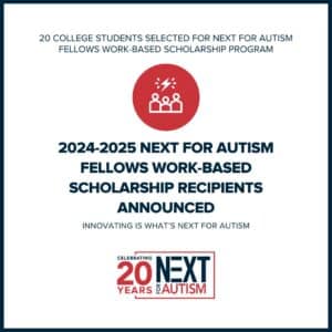 NEXT for AUTISM FELLOWS press release 2024