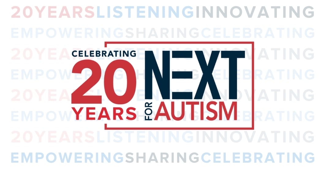 Next for Autism 20 years anniversary_home