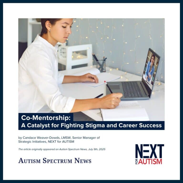 autism spectrum news co-mentorship employment