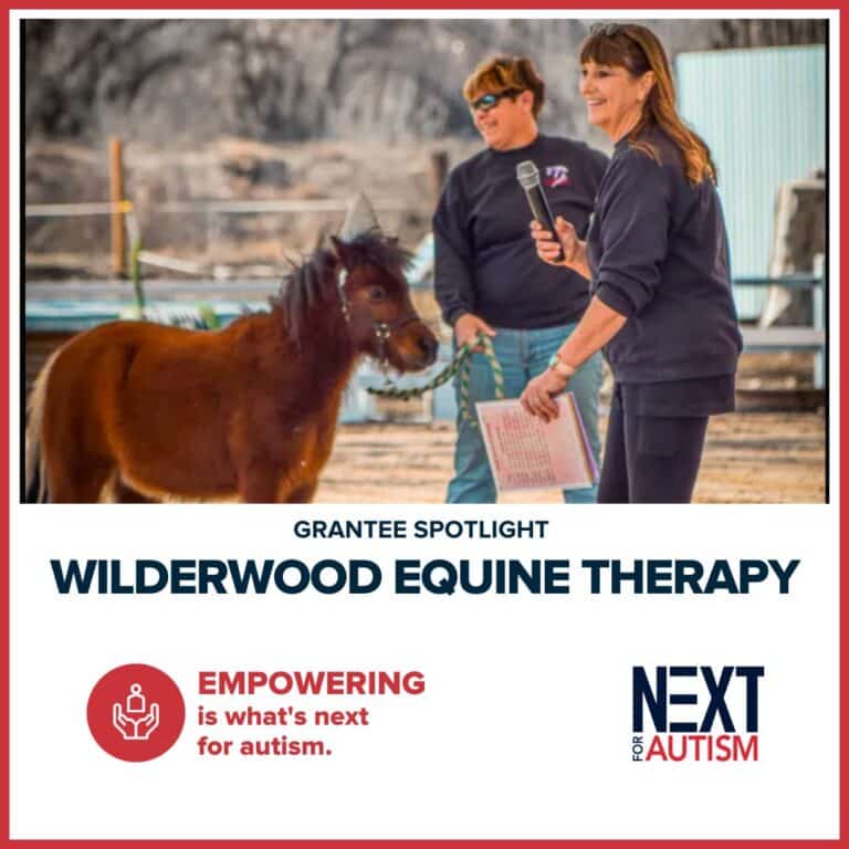 wilderwood equine therapy - next for autism grantee