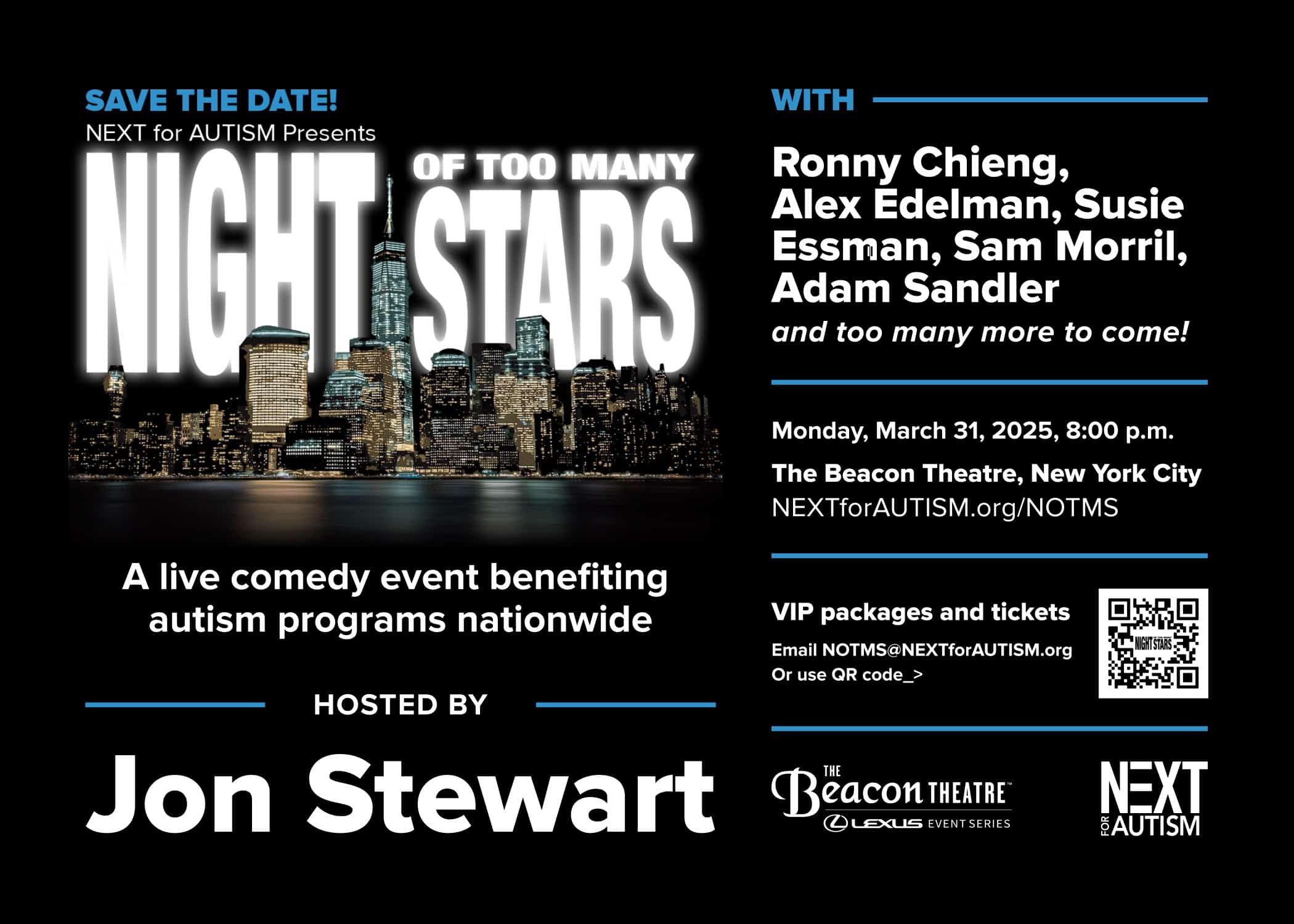 night of too many stars 2025