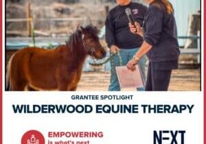 wilderwood equine therapy - next for autism grantee