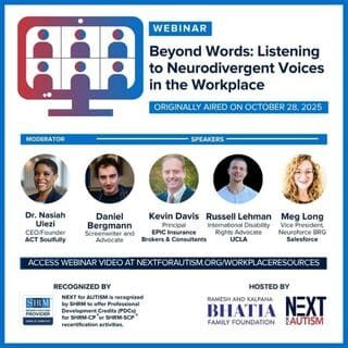 autism employment webinar listening